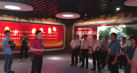 麗水市兩新組織第二次黨建“互查互學互比”活動全市各縣兩新組織書記參觀安特集團