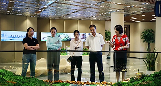 麗水市大花園建設(shè)工作專項(xiàng)督查組考察東堡山規(guī)劃館