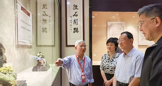 全國人大教科文衛(wèi)委員會主任委員雒樹剛率調(diào)研組參觀安特·倪東方藝術博物館